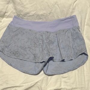 Lululemon Women's Light Blueish Lilac Athletic Shorts